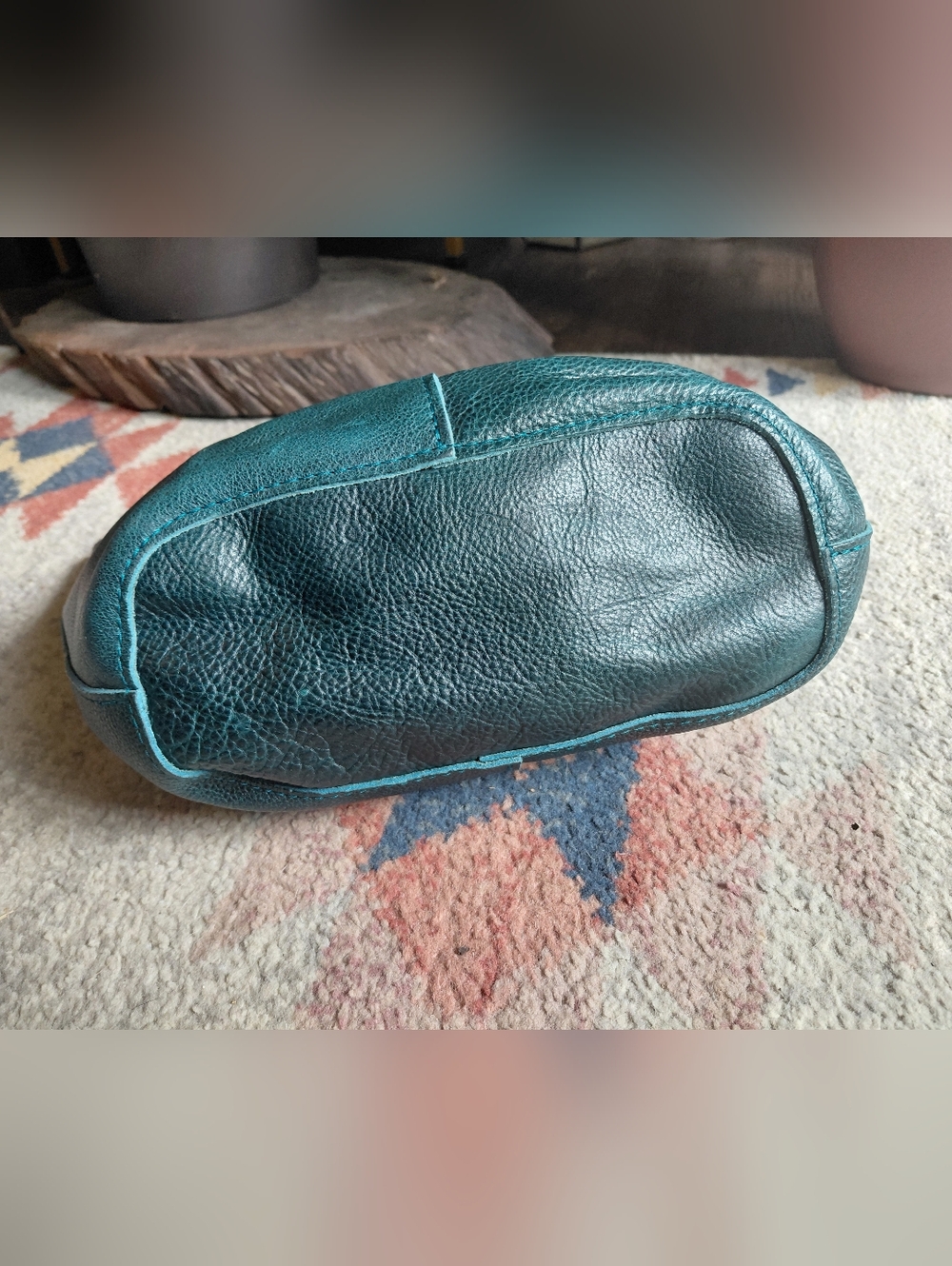 Portland Leather Lagoon Large Devan Premium NWT - Picture 2 of 4